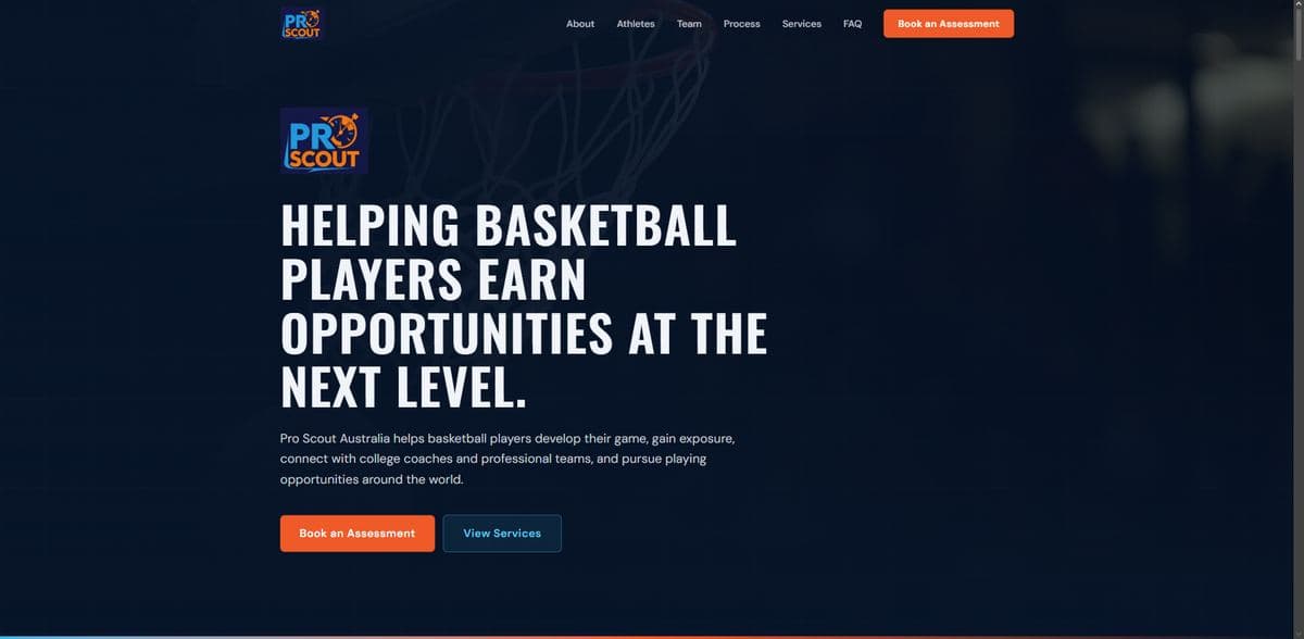 Screenshot of pro-scout-australia.vercel.app